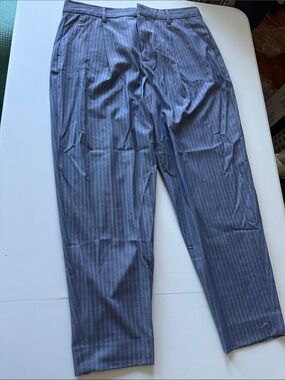 Banana Republic Blue Pinstripe Dress Pants